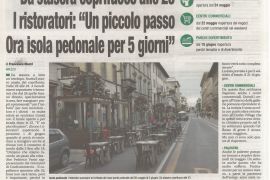 Corriere di Arezzo 19 maggio 2021