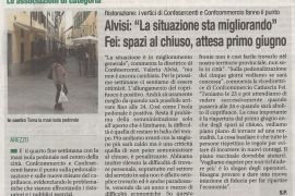 Corriere di Arezzo 23 maggio 2021