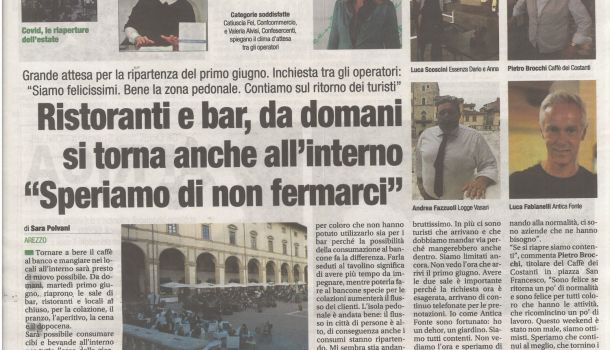 Corriere di Arezzo 31 maggio 2021