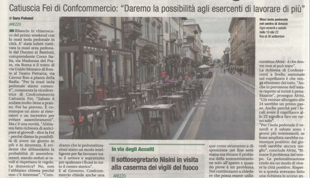 Corriere di Arezzo 3 maggio 2021