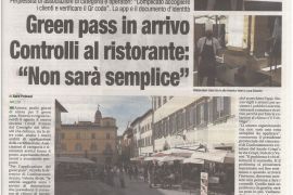 Corriere di Arezzo 3 agosto 2021