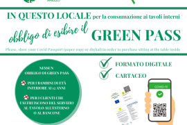 OBBLIGO GREEN PASS: SCARICA LA CARTELLONISTICA