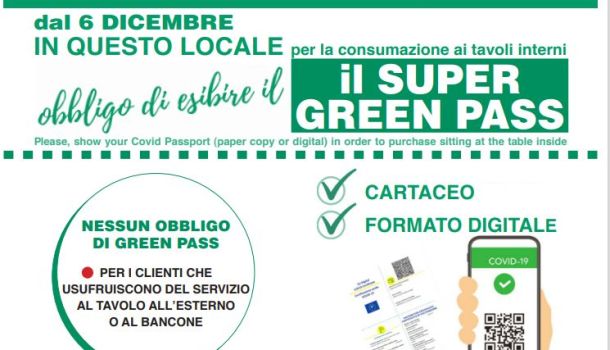 SUPER GREEN PASS DAL 6 DICEMBRE: ECCO LE NOVITÀ DEL NUOVO DECRETO