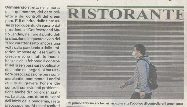 La Nazione di Arezzo 28 gennaio 2022