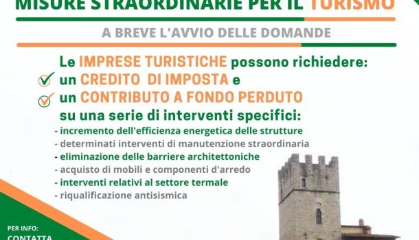 CONTRIBUTI A FONDO PERDUTO E CREDITO D’IMPOSTA PER LE IMPRESE TURISTICHE