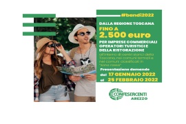 PROROGA DEL BANDO RISTORI REGIONE TOSCANA PER IMPRESE CENTRI STORICI, ZONE ROSSE E COMUNI TERMALI