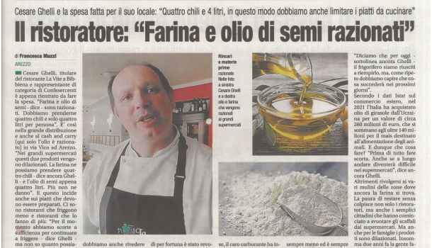 Corriere di Arezzo 13 marzo 2022
