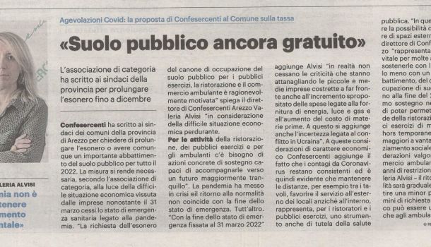 La Nazione di Arezzo 23 marzo 2022