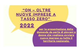 NUOVE IMPRESE A TASSO ZERO: DAL 24 MARZO È APERTO LO SPORTELLO