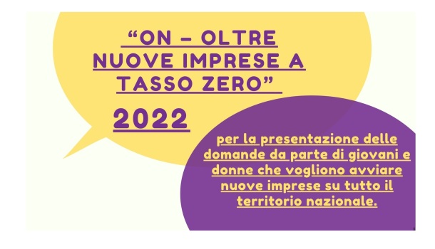 NUOVE IMPRESE A TASSO ZERO: DAL 24 MARZO È APERTO LO SPORTELLO