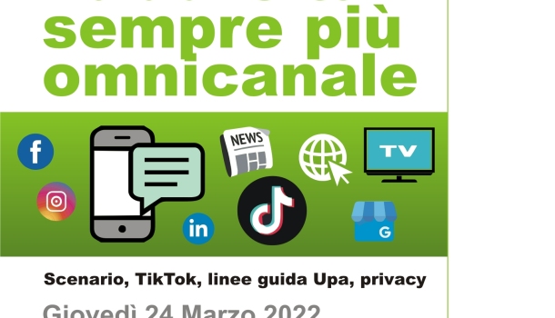 Eventi: webinar nazionale Federpubblicità, “Pubblicità sempre più omnicanale”, il 24 marzo on line