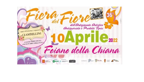 FOIANO DELLA CHIANA: ECCO LA MODULISTICA PER PARTECIPARE ALLA FIERA DEL FIORE