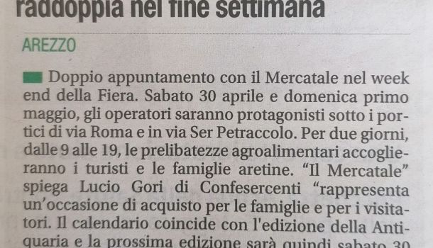 Corriere di Arezzo 28 aprile 2022