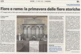 La Nazione di Arezzo 21 aprile 2022