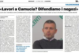 La Nazione di Arezzo 27 aprile 2022