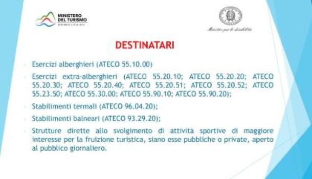 TURISMO ACCESSIBILE: FONDI IN ARRIVO