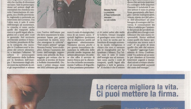Corriere di Arezzo 1 giugno 2022