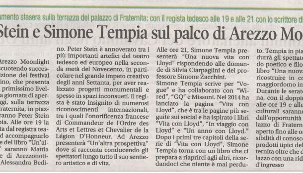 Corriere di Arezzo 23 luglio 2022
