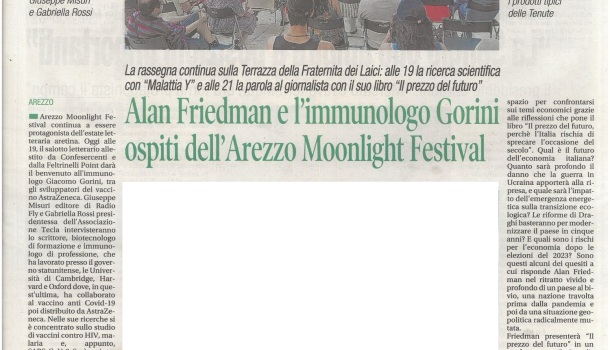 Corriere di Arezzo 24 luglio 2022