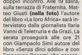 La Nazione di Arezzo 22 luglio