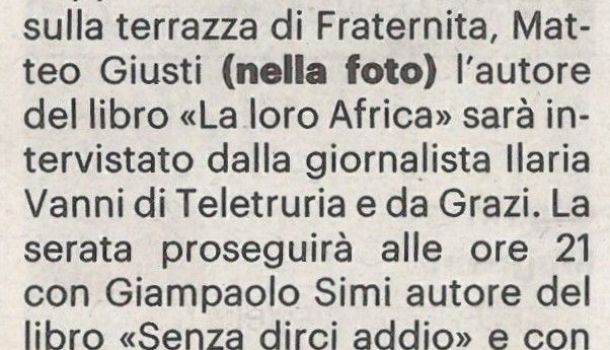 La Nazione di Arezzo 22 luglio