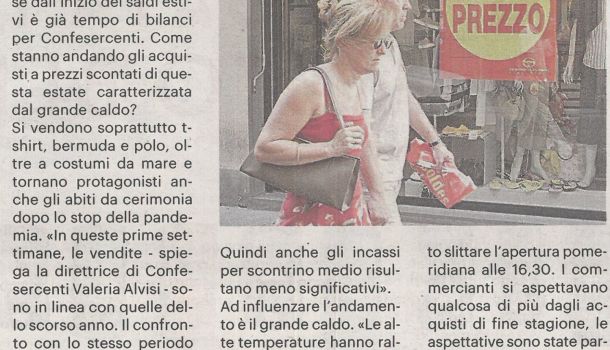 La Nazione di Arezzo 29 luglio 2o22