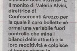 La Nazione di Arezzo 26 agosto 2022