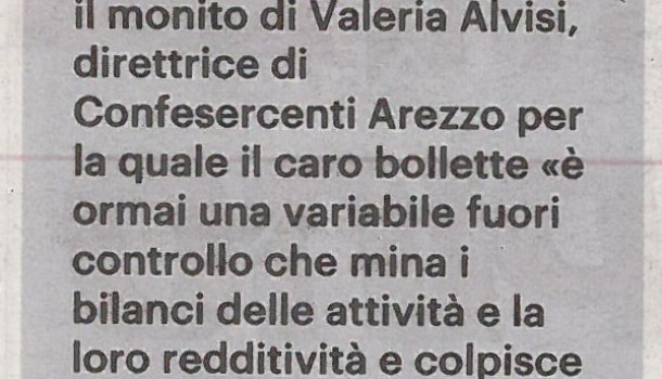 La Nazione di Arezzo 26 agosto 2022