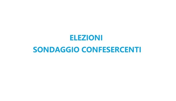 ELEZIONI 2022: PARTECIPA AL SONDAGGIO DI CONFESERCENTI