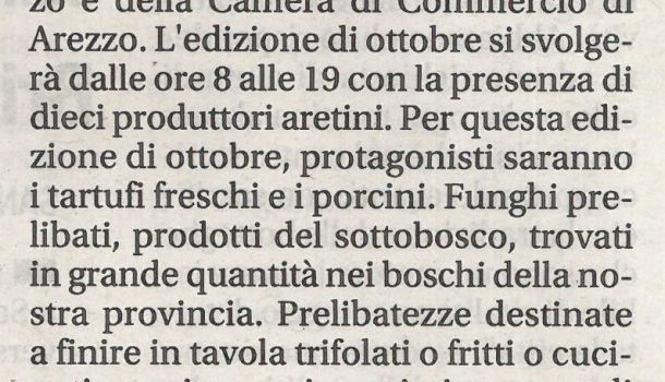 Corriere di Arezzo 30 settembre 2022