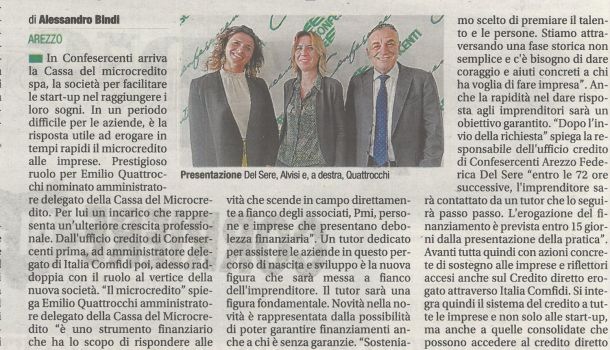 Corriere di Arezzo 11 ottobre 2022