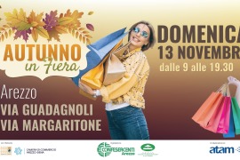 AUTUNNO IN FIERA: DOMENICA 13 NOVEMBRE AD AREZZO