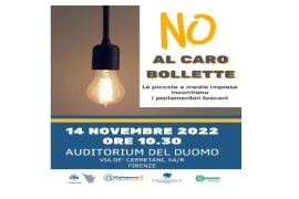 NO AL CARO BOLLETTE: A FIRENZE LA GRANDE MOBILITAZIONE DELLE PICCOLE IMPRESE.