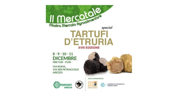 TARTUFI D’ETRURIA: AD AREZZO DALL’8 ALL’11 DICEMBRE