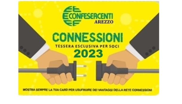 CONNESSIONI 2023: ISCRIVITI ALLA RETE DI IMPRESE DI CONFESERCENTI AREZZO