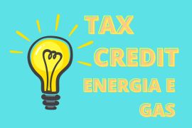 TAX CREDIT ENERGIA E GAS