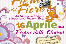 FIERA DEL FIORE A FOIANO DELLA CHIANA DOMENICA 16 APRILE: BANDI PER LA CONCESSIONE TEMPORANEA DI POSTEGGI  