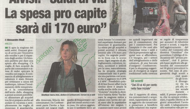 Corriere di Arezzo 5 luglio 2023