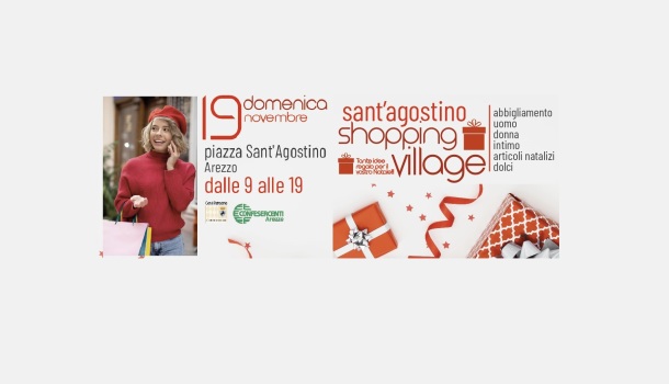 SANT’AGOSTINO SHOPPING VILLAGE: DOMENICA 19 NOVEMBRE 2023