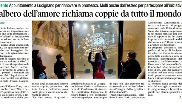 Corriere di Arezzo 14 febbraio 2024