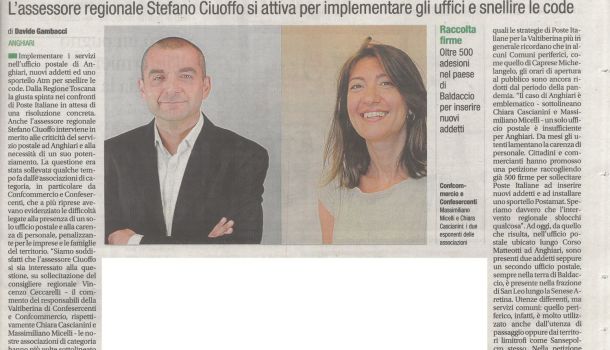 Corriere di Arezzo 23 febbraio 2024