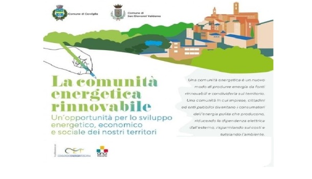 SAN GIOVANNI VALDARNO  E CAVRIGLIA: COMUNITÀ ENERGETICA RINNOVABILE