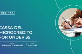 CASSA DEL MICROCREDITO FOR UNDER 35: WEBINAR IL 13 NOVEMBRE