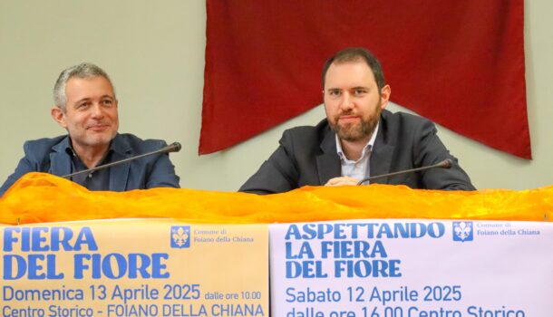 FIERA DEL FIORE A FOIANO DELLA CHIANA: DOMENICA 13 APRILE NEL CENTRO STORICO