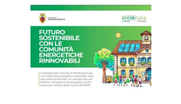 FUTURO SOSTENIBILE CON LE COMUNITà ENERGETICHE RINNOVABILI: INCONTRO GIOVEDì 22 MAGGIO