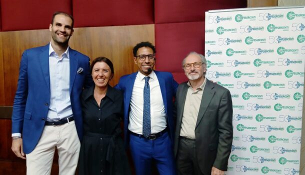 ROBERT JHONSON FA TAPPA AD AREZZO PER I GIOVANI IMPRENDITORI DI CONFESERCENTI