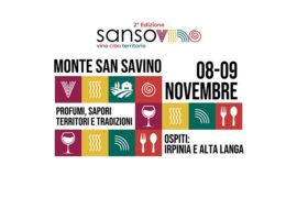 SANSOVINO 2025. VINO, CIBO E TERRITORIO: 8 e 9 NOVEMBRE A MONTE SAN SAVINO