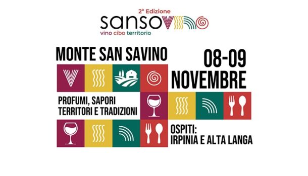 SANSOVINO 2025. VINO, CIBO E TERRITORIO: 8 e 9 NOVEMBRE A MONTE SAN SAVINO