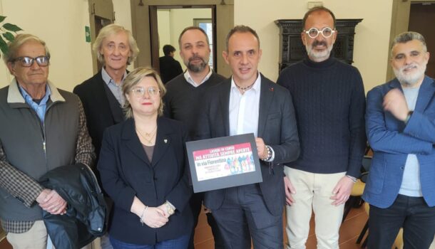 VIA FIORENTINA: LAVORI IN CORSO MA ATTIVITÀ SEMPRE APERTE. AL VIA LA CAMPAGNA DI COMUNICAZIONE