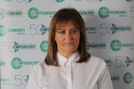 SIMONA FERRINI CONFERMATA AL VERTICE DI CONFESERCENTI VALDARNO